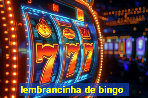 lembrancinha de bingo